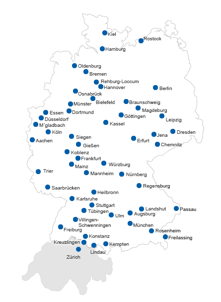 Heilpraktikerschulen in Deutschland und Naturarztschulen in der Schweiz